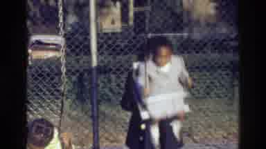 Harlem New York USA (1976): Mom Remembering Fun Times With Her Children Around The