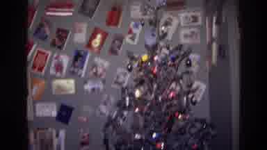 Harlem New York USA (1976): Christmas Postcards By The Christmas Tree
