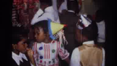 Harlem New York USA (1976): African-American Children Play And Dance At A