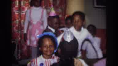 Harlem New York USA (1976): Kids Birthday Party With Little Boys And Girls