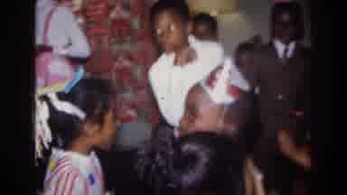 Harlem New York USA (1976): Kids Dancing And Having Fun At A Birthday Party