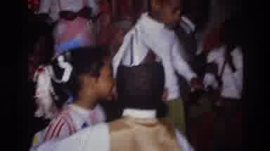 Harlem New York USA (1976): A Bunch Of Kids Are At A Birthday Party Dancing