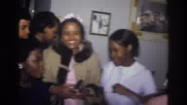 Harlem New York USA (1976): Childrens Are Happily Singing To See A Small Kid To