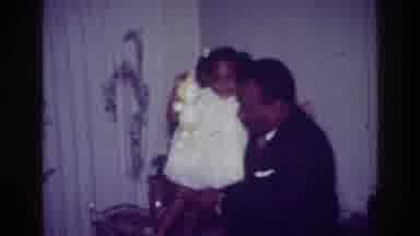 Harlem New York USA (1976): Father And Daughter Get Ready In Cute Dress For An