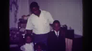 Harlem New York USA (1976): African American Family Trying To Take A Family Photo