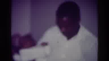 Harlem New York USA (1976): In The Church At The Time Of The Child To Put The Name