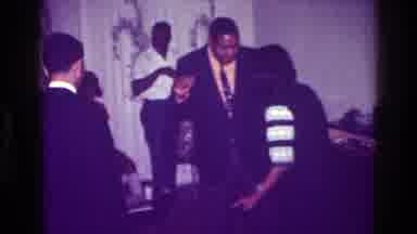 Harlem New York USA (1976): A Middle Aged Couple Dancing Together At A Formal