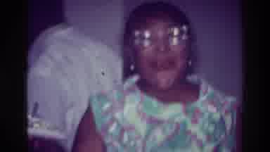 Harlem New York USA (1976): The One Old Lady Was Dancing With A Food Plate On The