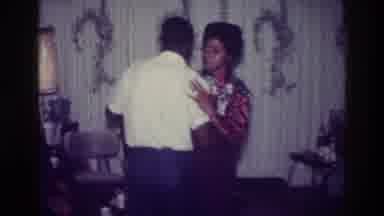 Harlem New York USA (1976): The One Couple Are Dancing In The Party