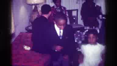 Harlem New York USA (1976): A Group Of African-American Children Dance Along At A