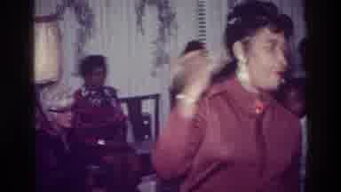 Harlem New York USA (1976): Adults And Children Dancing Together At New Year's Eve
