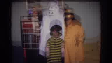 Harlem New York USA (1976): Two Children Are Playing With The Ghost In A House