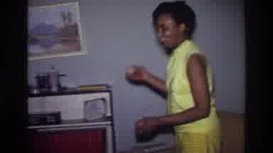 Harlem New York USA (1976): Mum Having Fun With Kids In The House