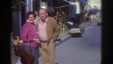 Tel Aviv Israel (1976): Three People Shopping Many People Walking At Street Market
