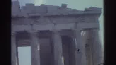 Tel Aviv Israel (1976): Archival Video Footage Of Ancient Greek Or Roman Temple