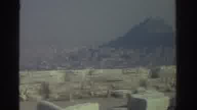 Tel Aviv Israel (1976): Mountain In The Distance Overlooking A City In The Valley