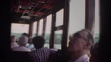 Watkins Glen New York USA (1976): Tour Boat Carrying Tourists To Scenic Lakeside