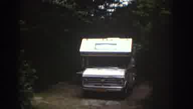 Watkins Glen New York USA (1976): RV Dry Camping In The Woods