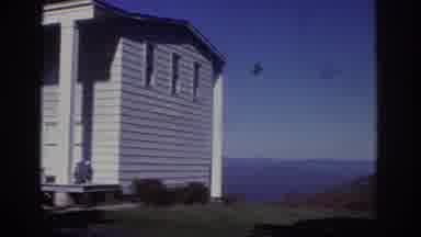 Watkins Glen New York USA (1976): Small Home In The Mountains Surrounded By Trees
