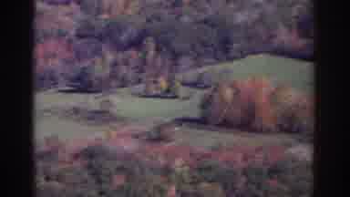 Watkins Glen New York USA (1976): Valley In Autumn Season As Leaves Are Changing