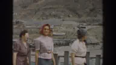 California USA-1937: Old Movie Of People Making A Tour Visitation In Some Farm