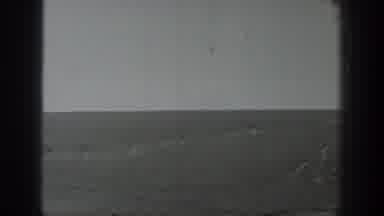 California USA (1937): Black And White Video Of A Wide Open Valley Or Sea