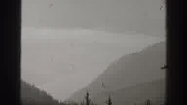 California USA (1938): Foggy Mountains Camping Tent Drinking Hunting Horse Hauling