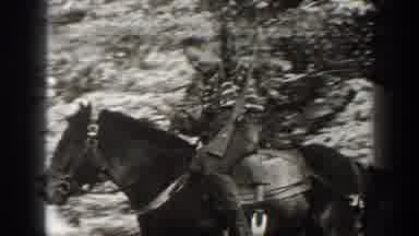 California USA (1938): Men Preparing To Hunt In The Region Suitable For Horse