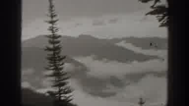 California USA (1938): Old Amateur Filming Of A Mountain Range