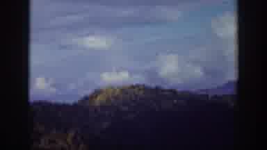 California USA (1938): The Mountains On A Sunny Day In The Middle Of Nature