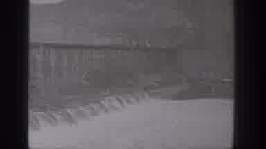 Washington USA (1938): A Water Dam Is Shown With Water Coming Over The Edge