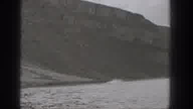 Washington USA (1938): A Person Driving The Motorboat Galloped By The Sea In Front