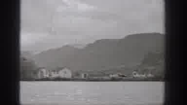 Washington USA (1938): A Person Surrounded By The Water And Riding The Boat