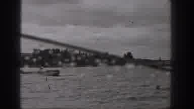 Washington USA (1938): A Day Out Having Fun Racing A Boat