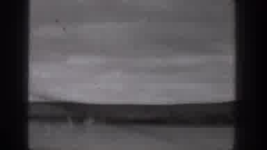 Washington USA (1938): Dirt Road In The Middle Of Somewhere Traveling On A Machine