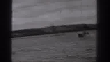 Washington USA (1938): Old Footage Boats Playing Around On Unknown Lake Black And