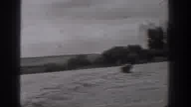 Washington USA (1938): Black And White Footage Of Speedboat