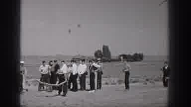 Washington USA (1938): Men Throwing Unmanned Plane
