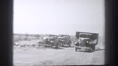 California USA (1939): Old Black And White Video Of Two Men Drinking, Then