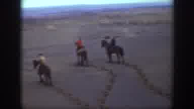 Montana USA (1939): Number Of Three Horse Is Ready To Ride
