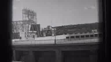 Washington USA (1939): Driving By A Bigger Long Old Water Dam