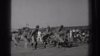 And they're off, sort of, mostly just tripping over each other!