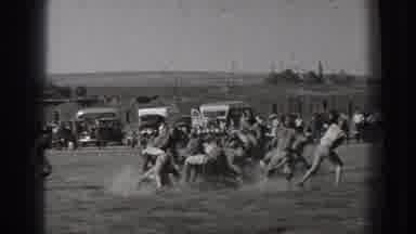 Washington USA (1939): Vintage Energetic American Football Scene Played On Open