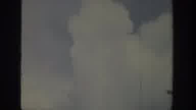 Wyoming USA (1939): Dark Black And White Video Of A Lot Of Smoke Blowing In The