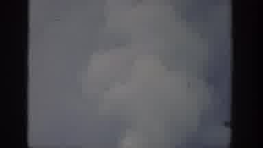 Wyoming USA (1939): A Geyser Fires A Massive Amount Of Water And Steam