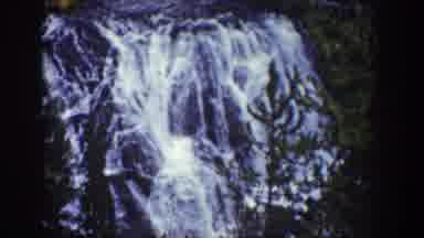 Wyoming USA (1939): A Beautiful, Amazing And Relaxing Waterfall In The Middle Of