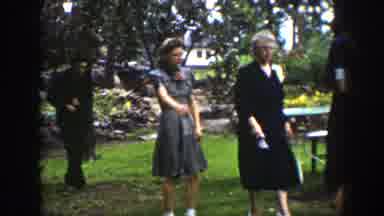 Wyoming USA (1939): Home Movie Of People Walking Dressed For A Funeral With A Girl