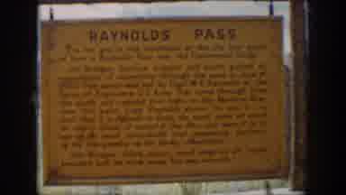Wyoming USA (1939): A Sign Has Writing On It Explaining What The Area Is