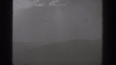 Washington USA (1940): People Swimming In Water,Misty Views Of Mountain Silhouette