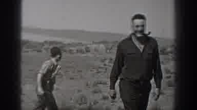 Washington USA (1940): Group Five Men Stand Outside Of Remote Cafe During Daytime